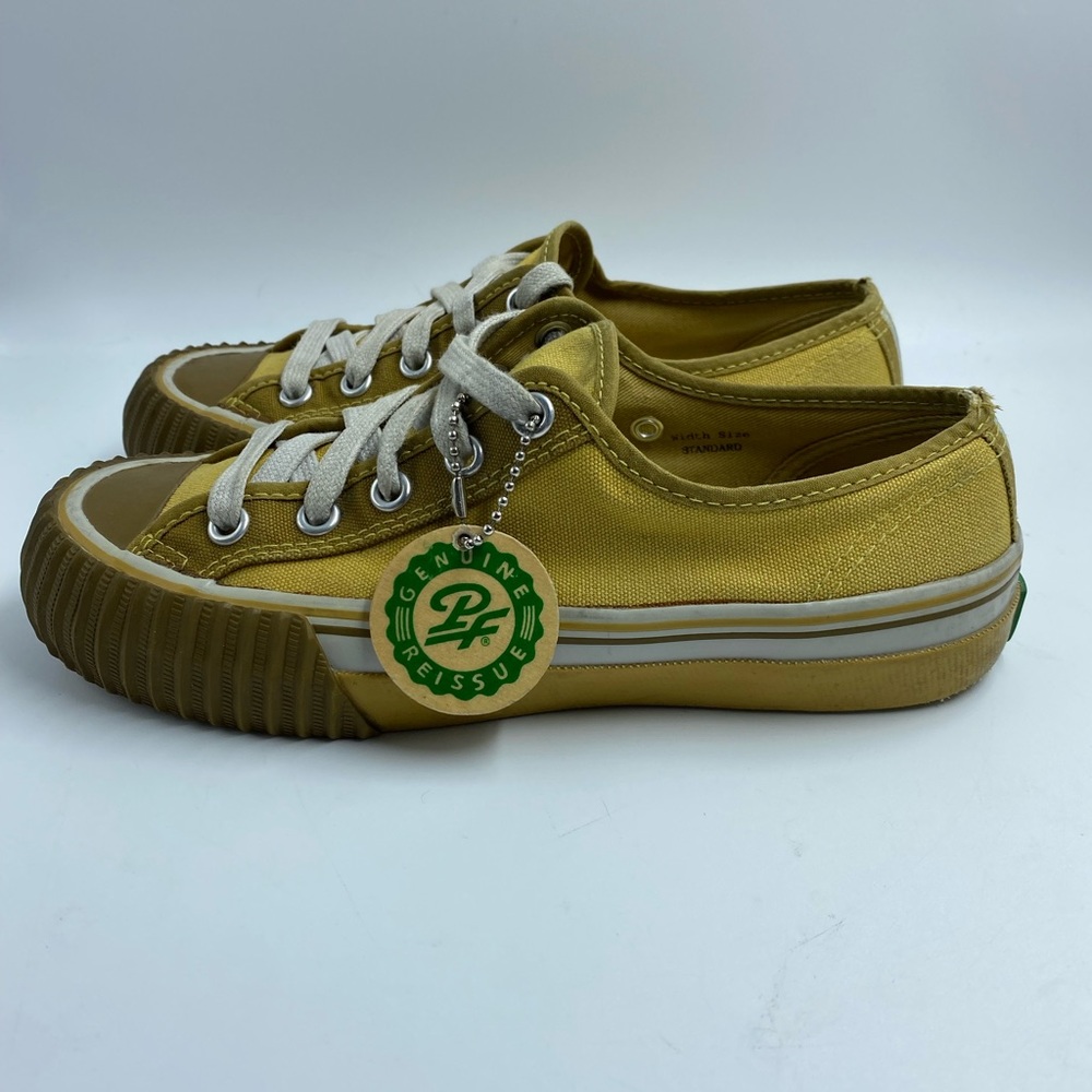 PF Flyers Low top Posture Foundation Rigid Wedge Beige Sneakers Men 4.5 Women 6